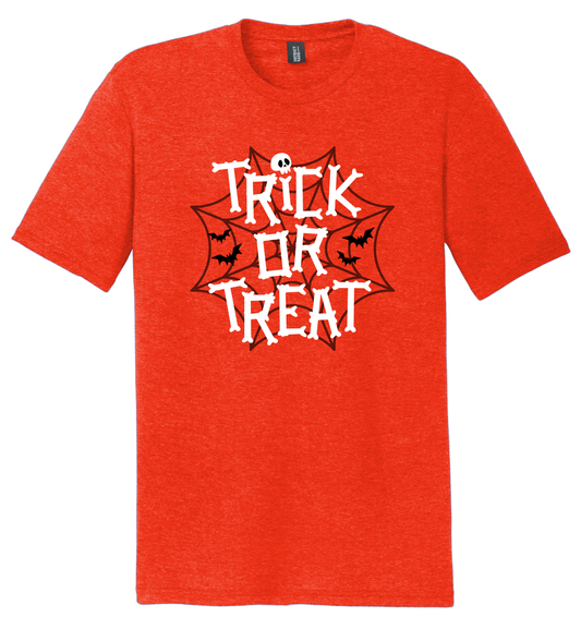 Trick or Treat Web Tri-Blend Ultra Soft Tee