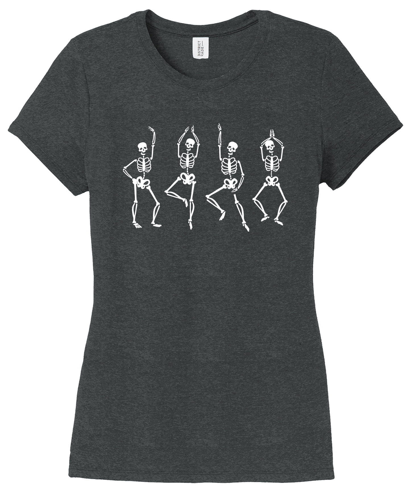 Dancing Skeletons Ladies Tri-Blend Ultra Soft Tee