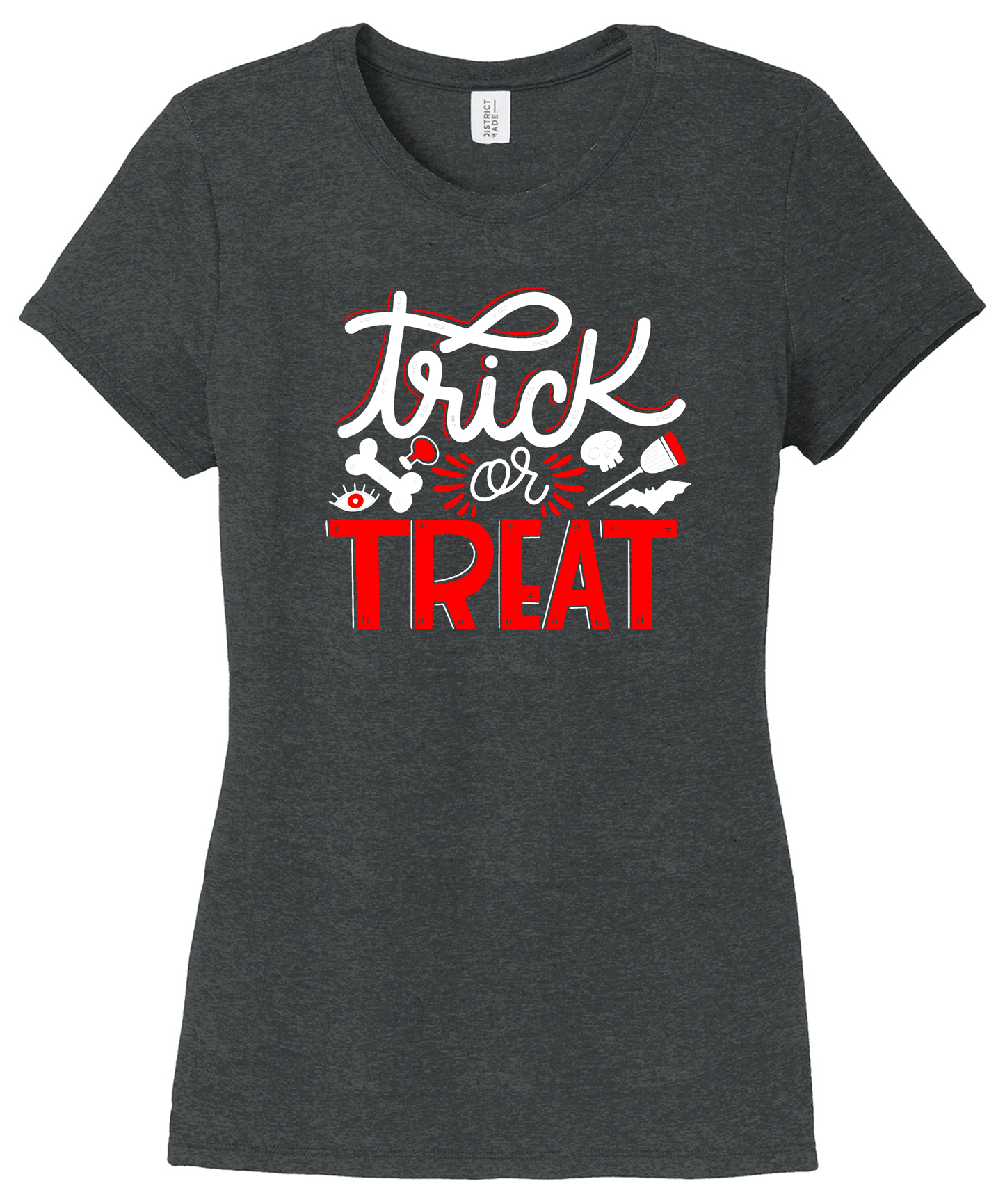 Trick or Treat Ladies Tri-Blend Ultra Soft Tee