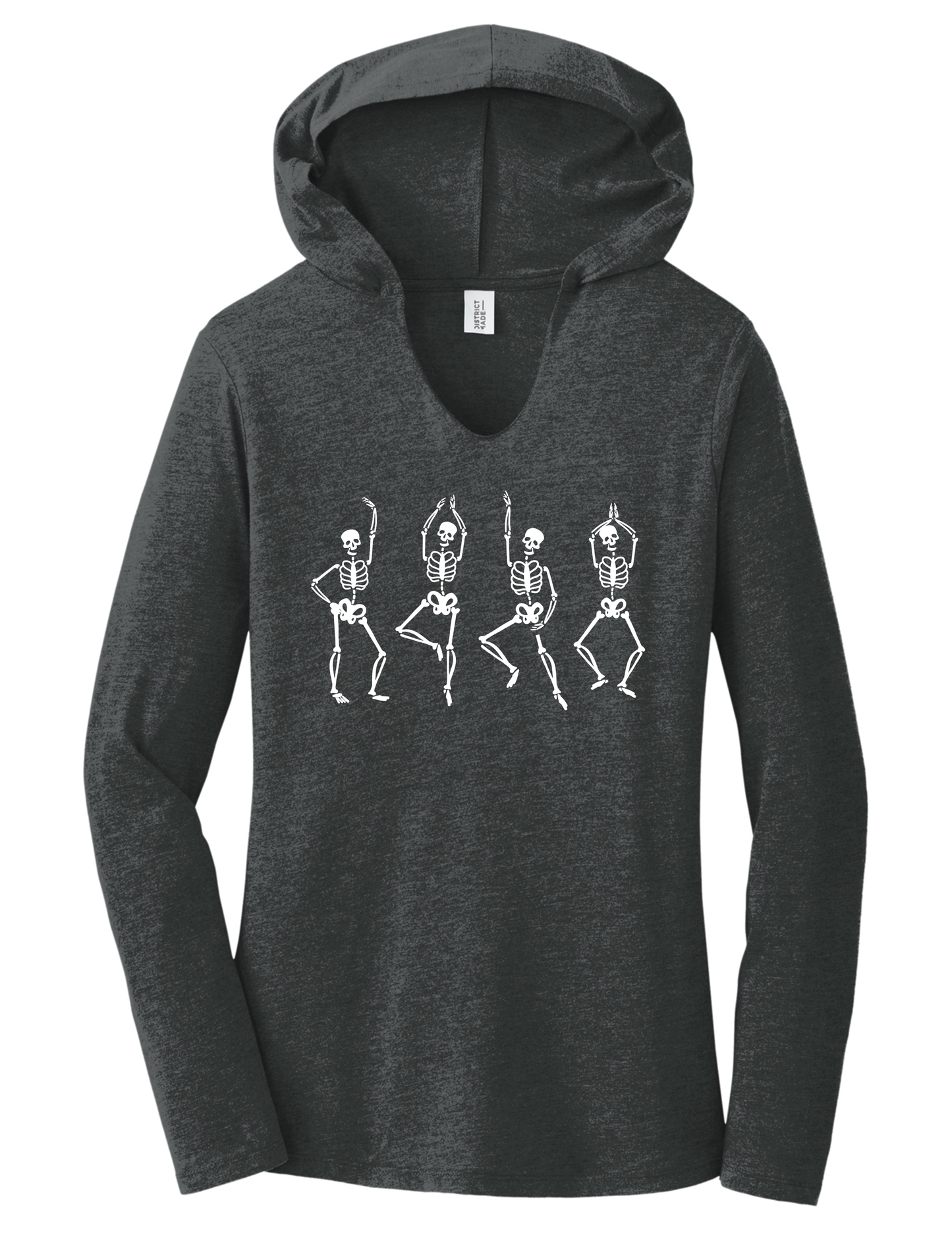 Dancing Skeletons Ladies Ultra Soft Tri-Blend Hoodie