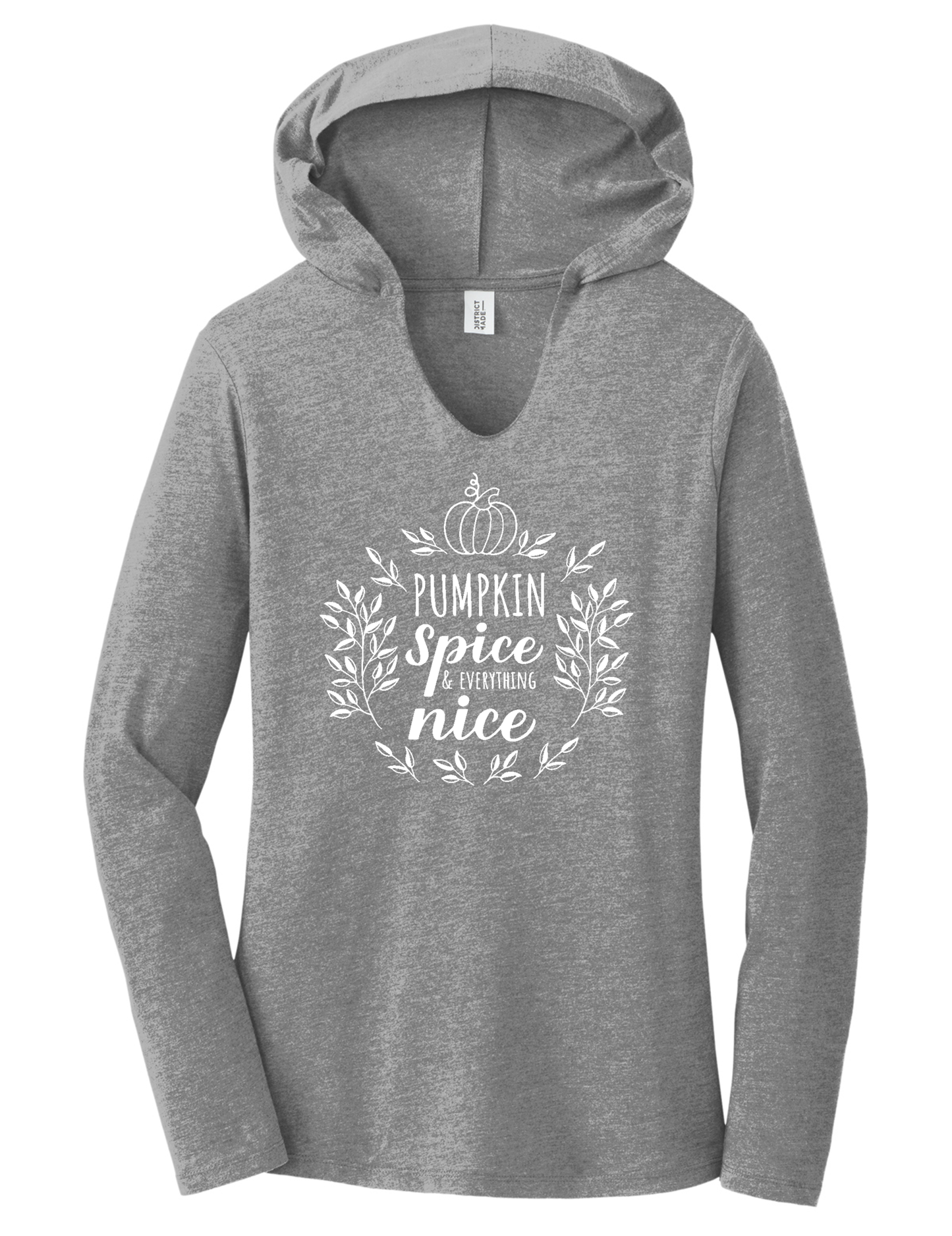 Pumpkin Spice Ladies Ultra Soft Tri-Blend Hoodie