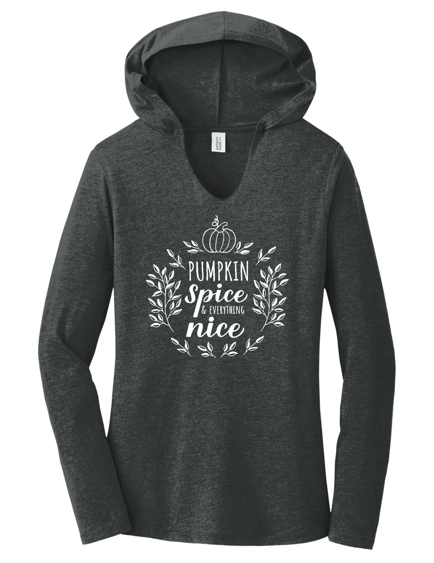 Pumpkin Spice Ladies Ultra Soft Tri-Blend Hoodie