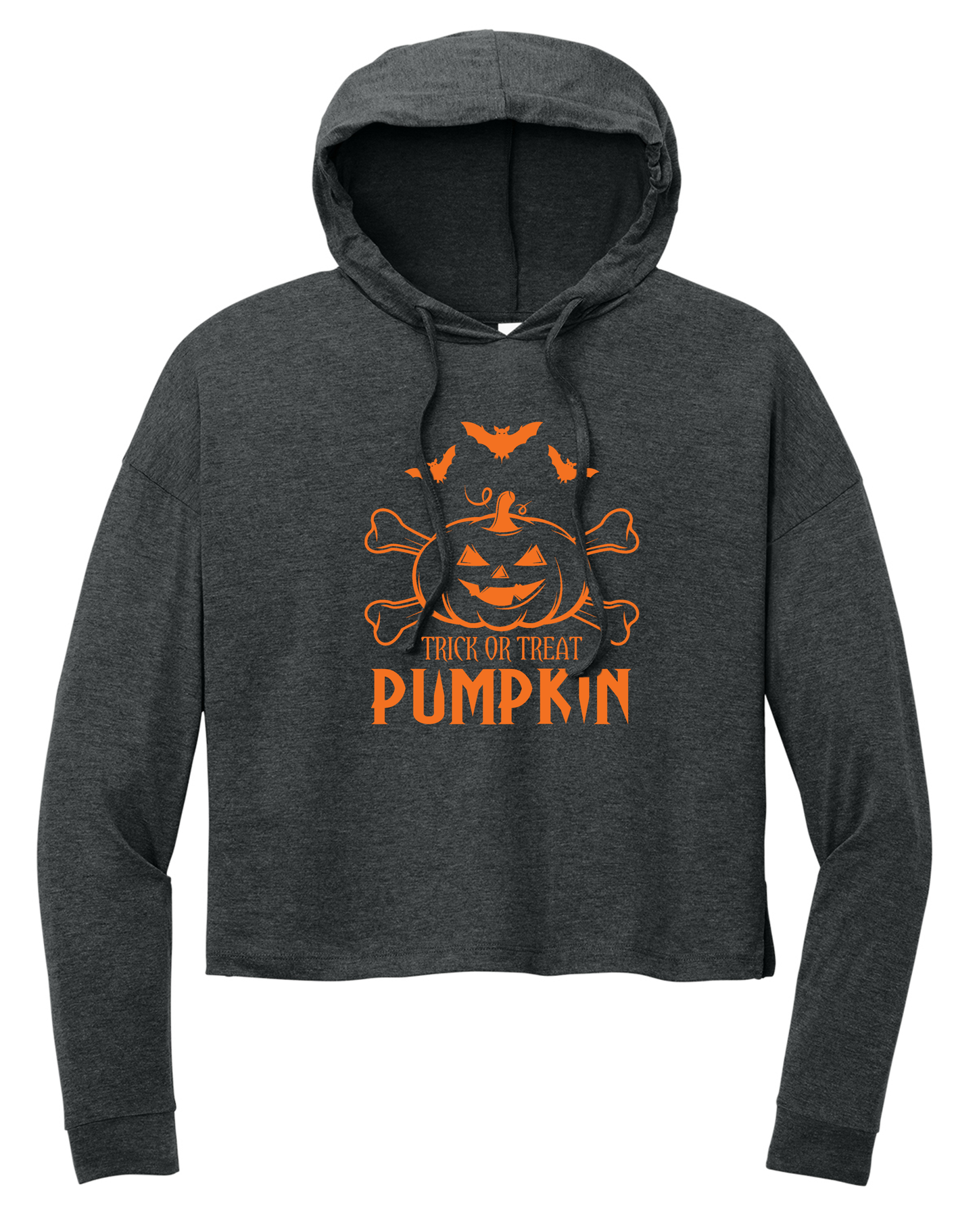 Pumpkin Ladies Ultra-Soft Tri-Blend Hoodie