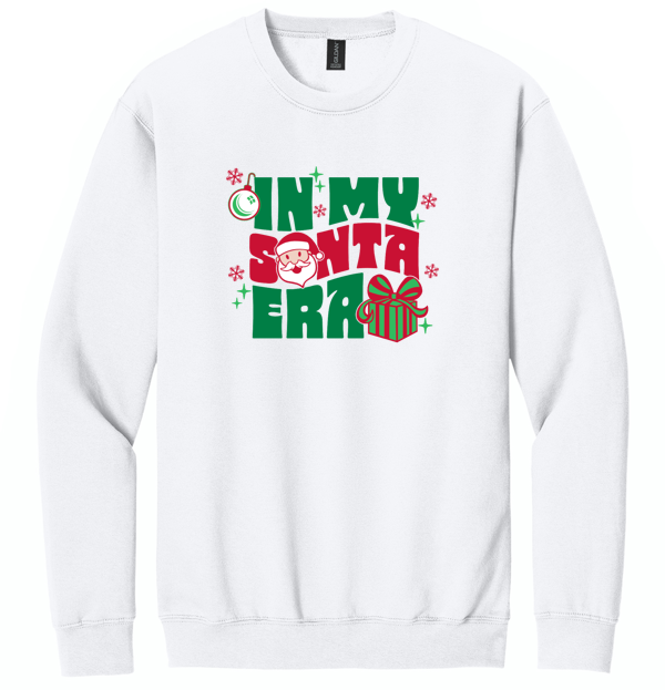 SoftStyle "In My Santa Era" Crewneck Sweatshirt