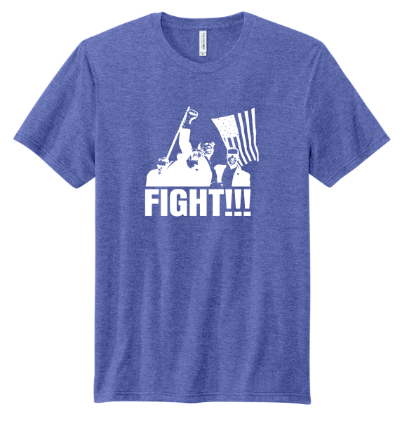 Made in the USA "Fight" Trump Tee