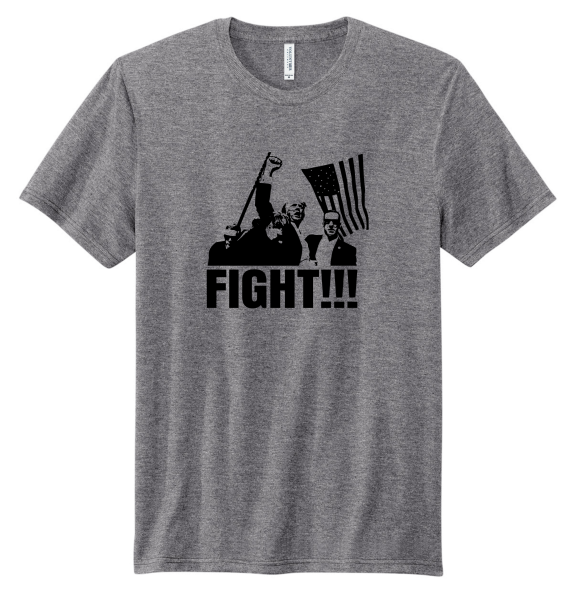 Made in the USA "Fight" Trump Tee