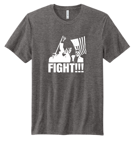 Made in the USA "Fight" Trump Tee