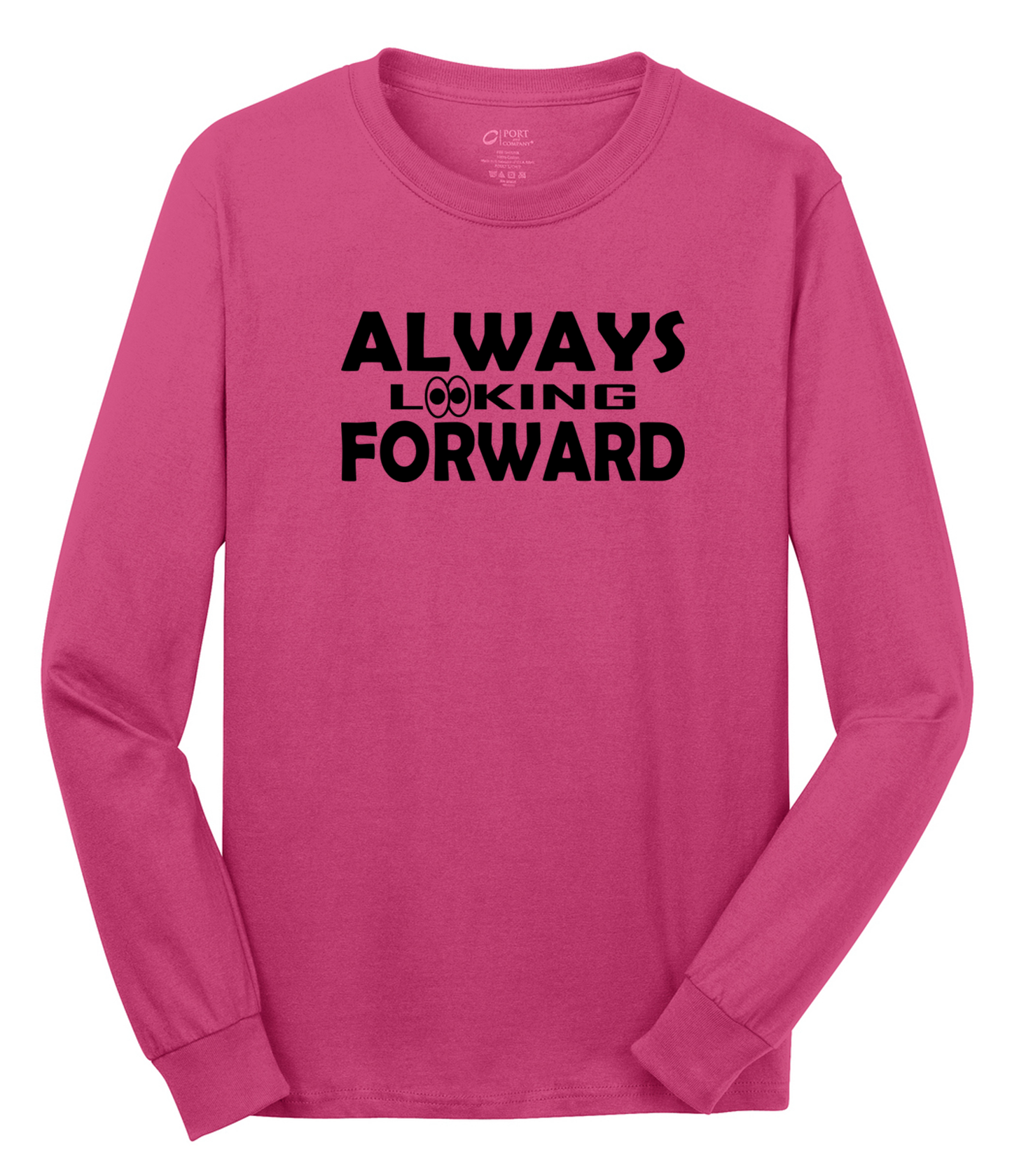 Always Looking Forward Long Sleeve Cotton Tee