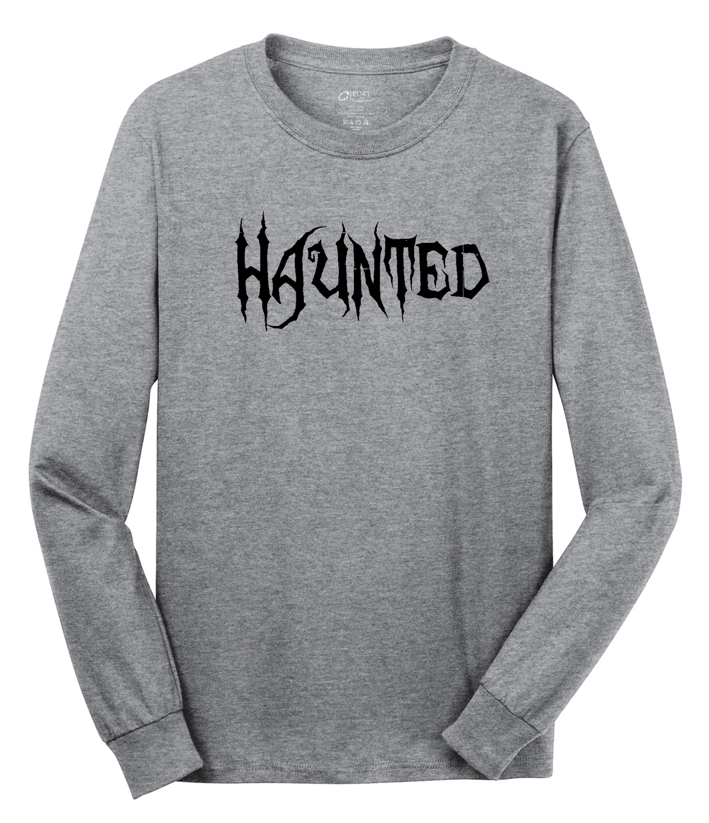 Haunted Long Sleeve Cotton Tee