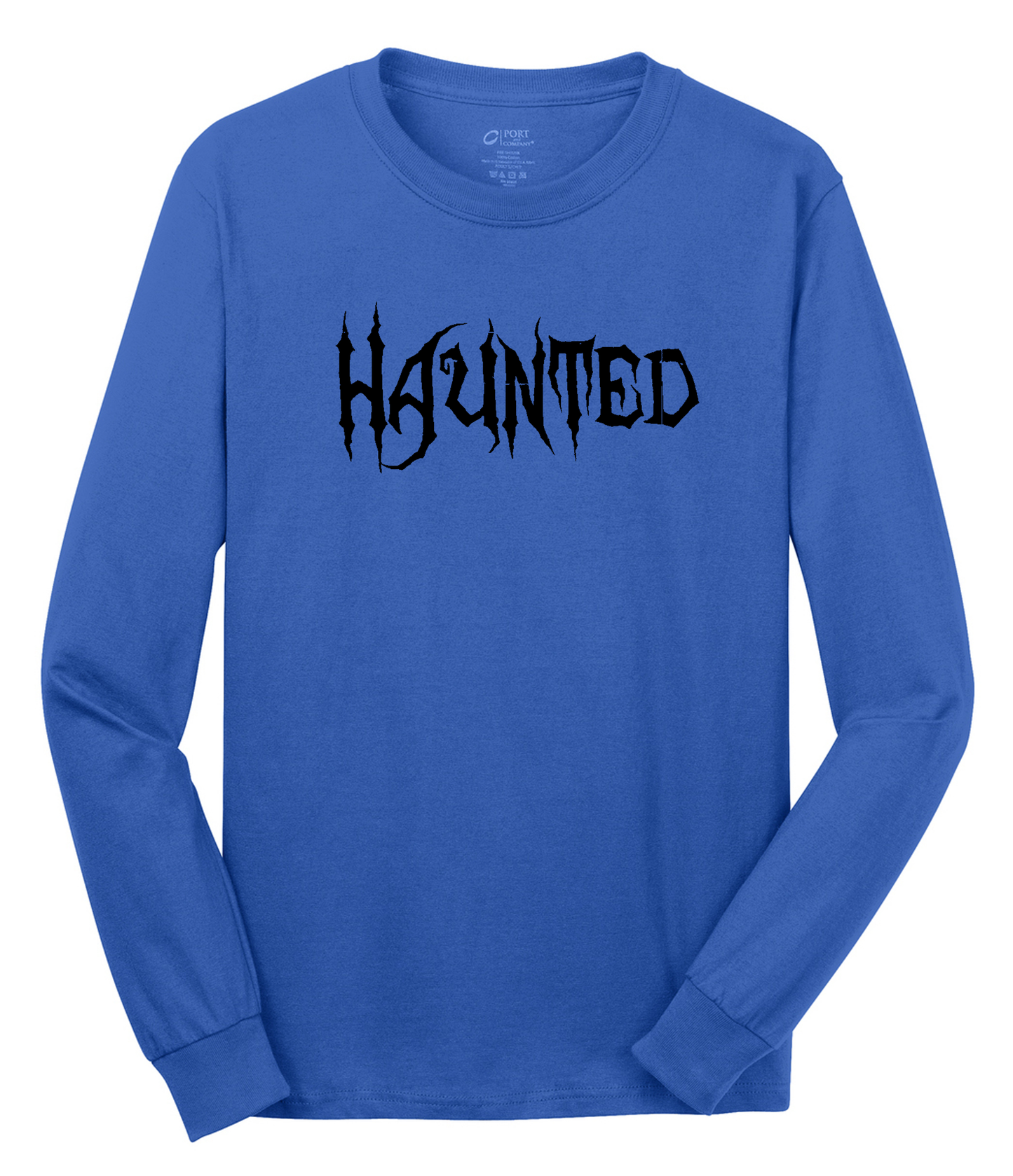 Haunted Long Sleeve Cotton Tee