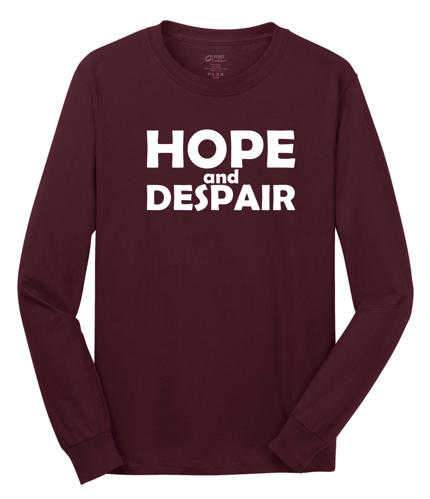 Hope & Despair Long Sleeve Cotton Tee