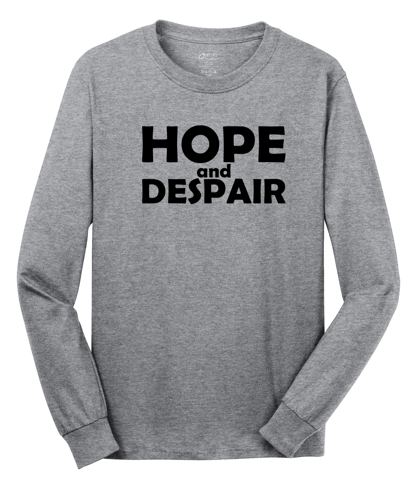 Hope & Despair Long Sleeve Cotton Tee