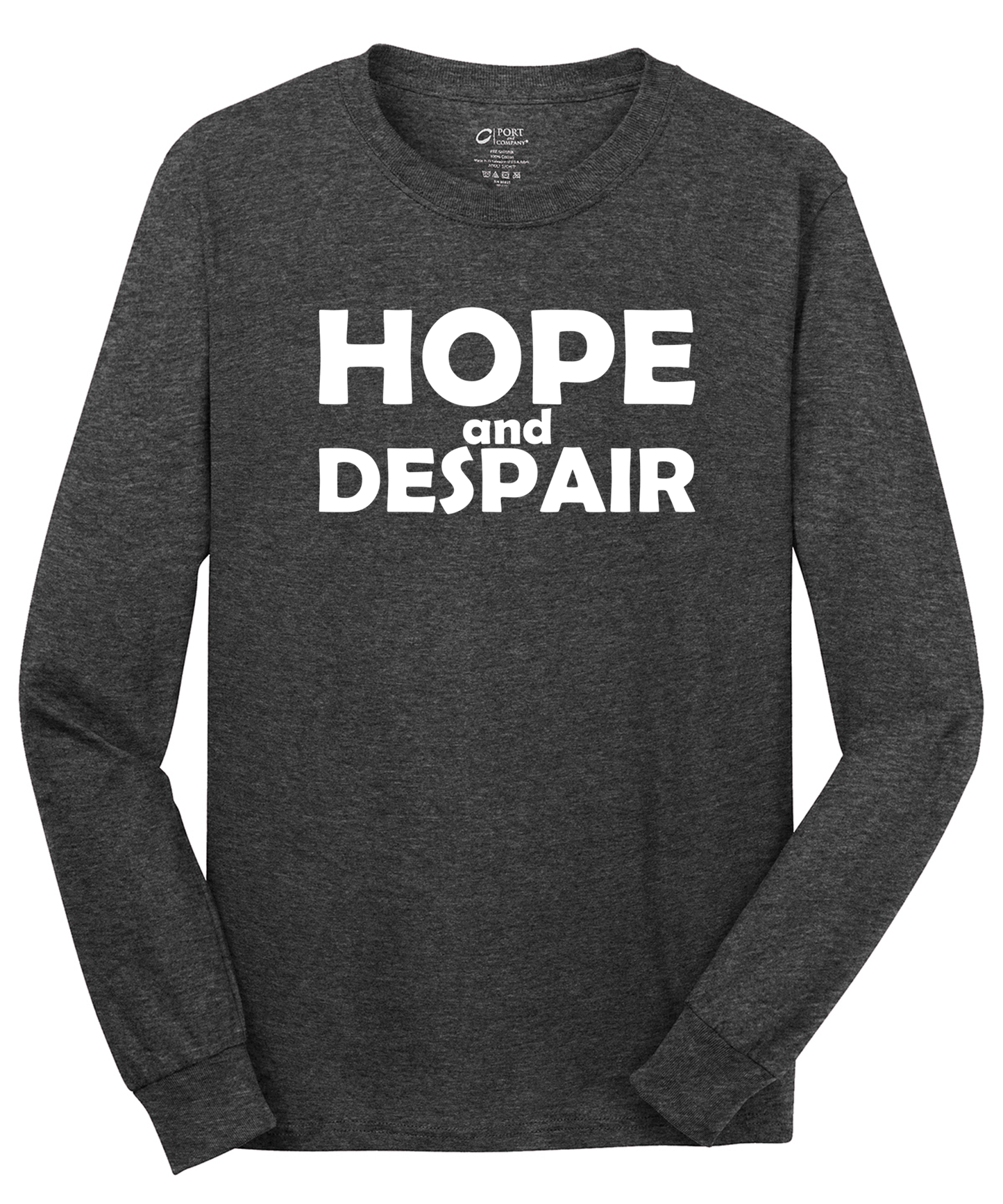 Hope & Despair Long Sleeve Cotton Tee