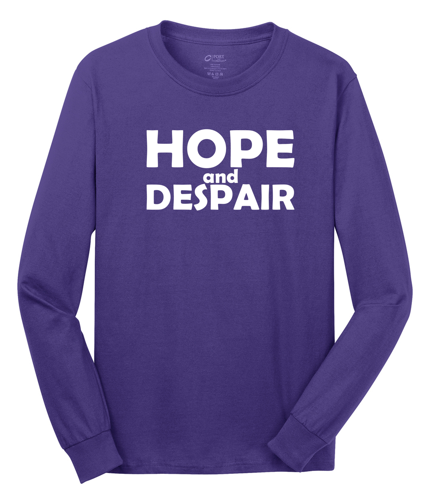 Hope & Despair Long Sleeve Cotton Tee