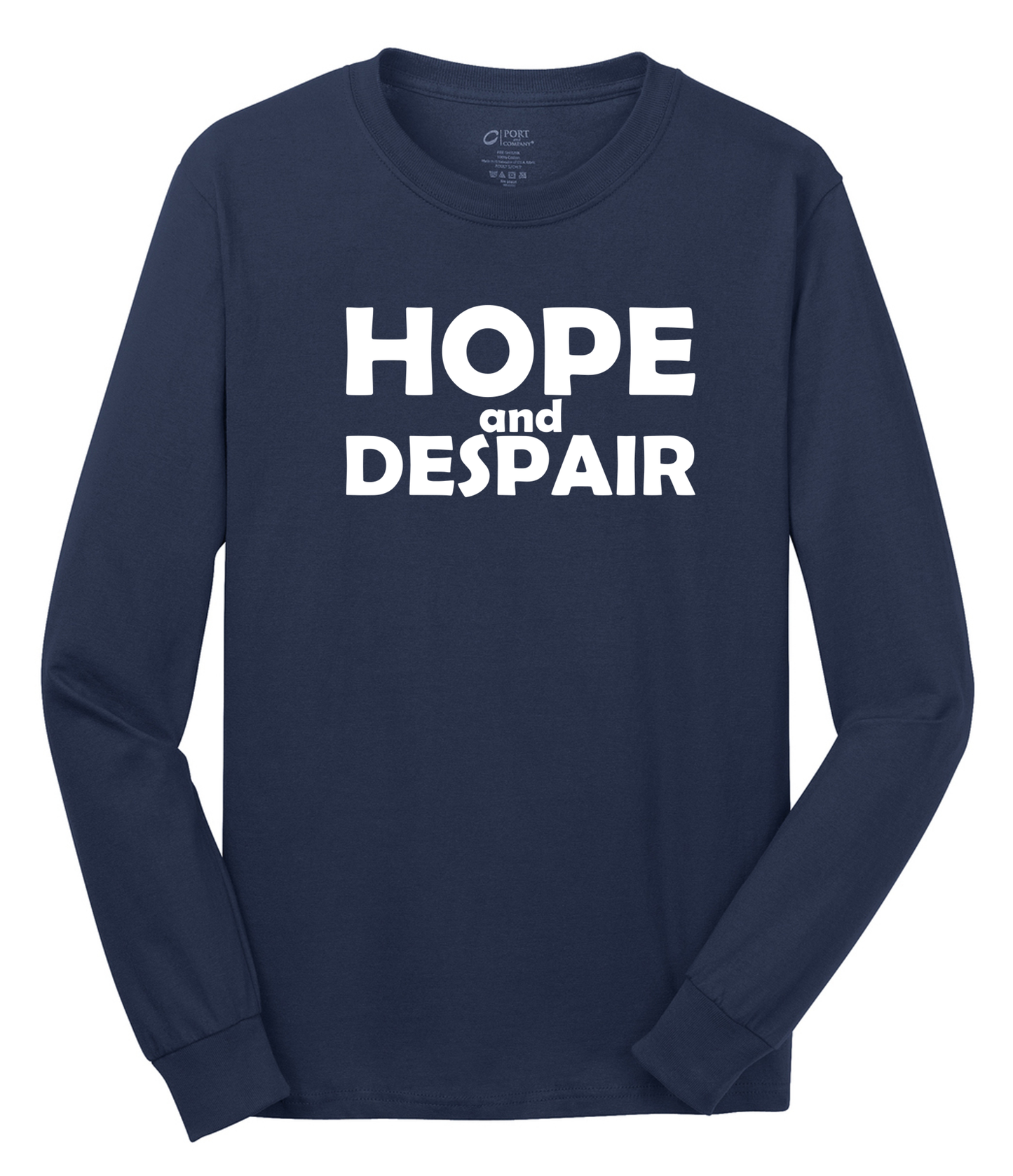 Hope & Despair Long Sleeve Cotton Tee