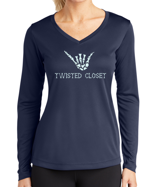 Ladies - Twisted Closet Long Sleeve Performance Tee