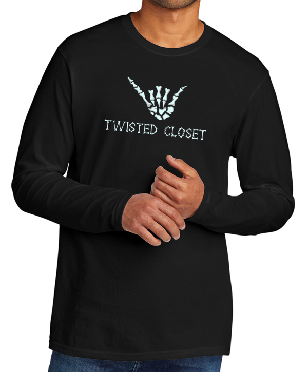 Twisted Closet Long Sleeve Tri-Blend Tee