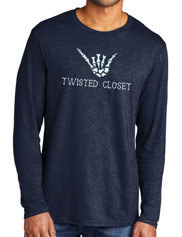 Twisted Closet Long Sleeve Tri-Blend Tee