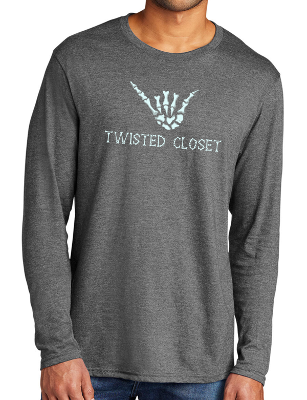 Twisted Closet Long Sleeve Tri-Blend Tee