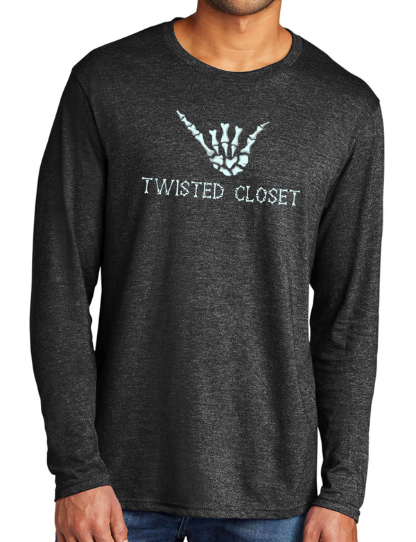 Twisted Closet Long Sleeve Tri-Blend Tee