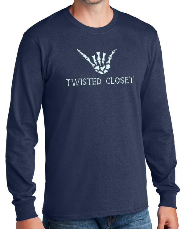 Twisted Closet Long Sleeve Cotton Tee