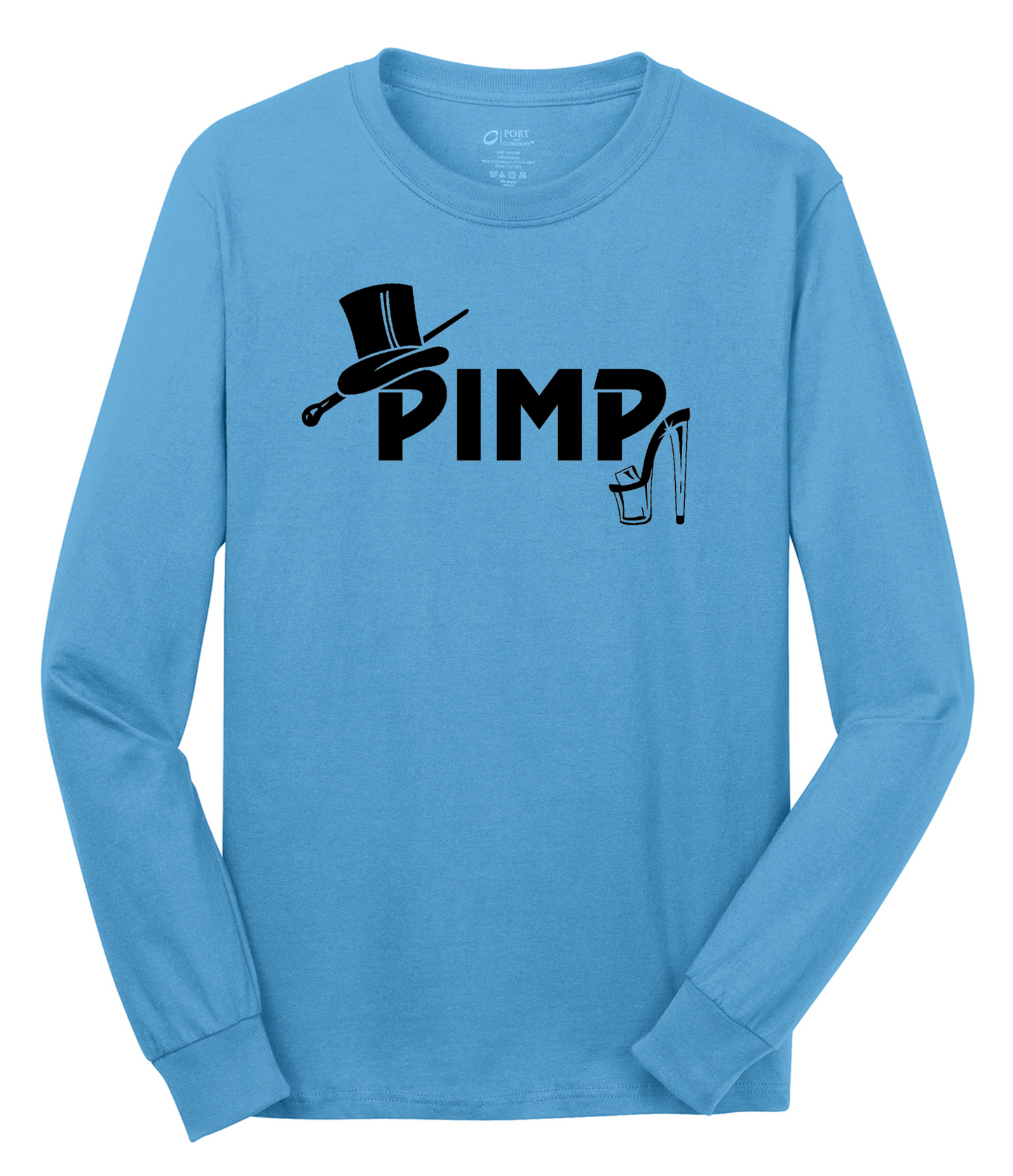 Pimp Long Sleeve Cotton Tee