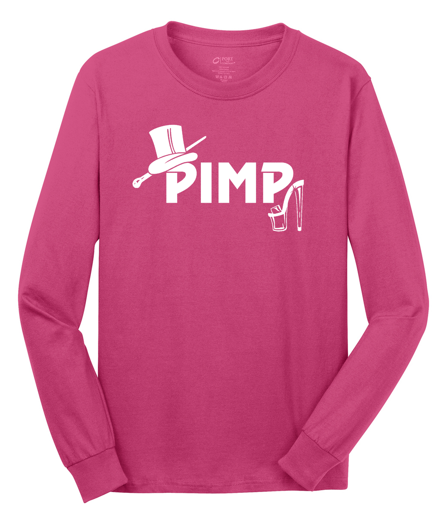 Pimp Long Sleeve Cotton Tee