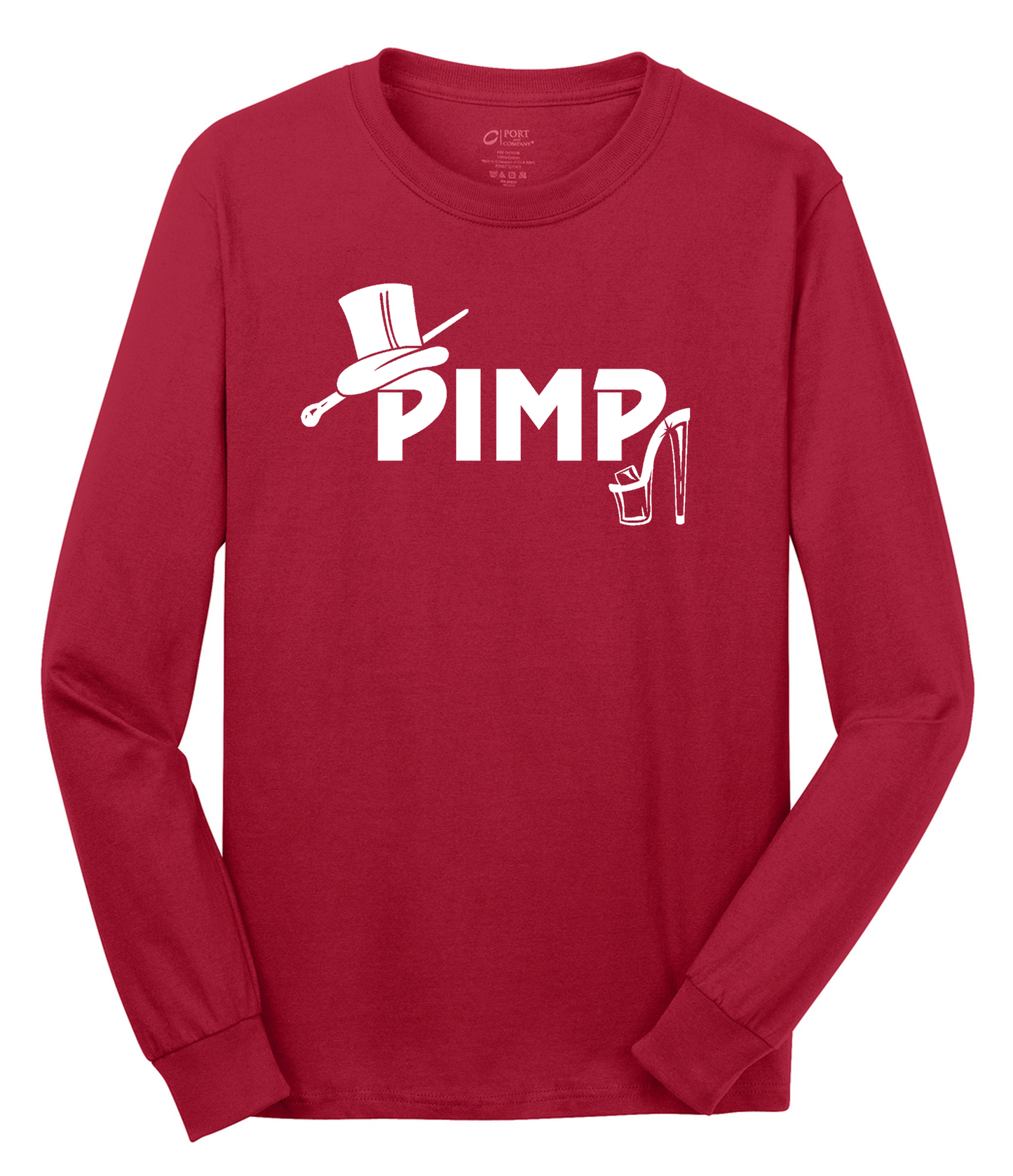 Pimp Long Sleeve Cotton Tee