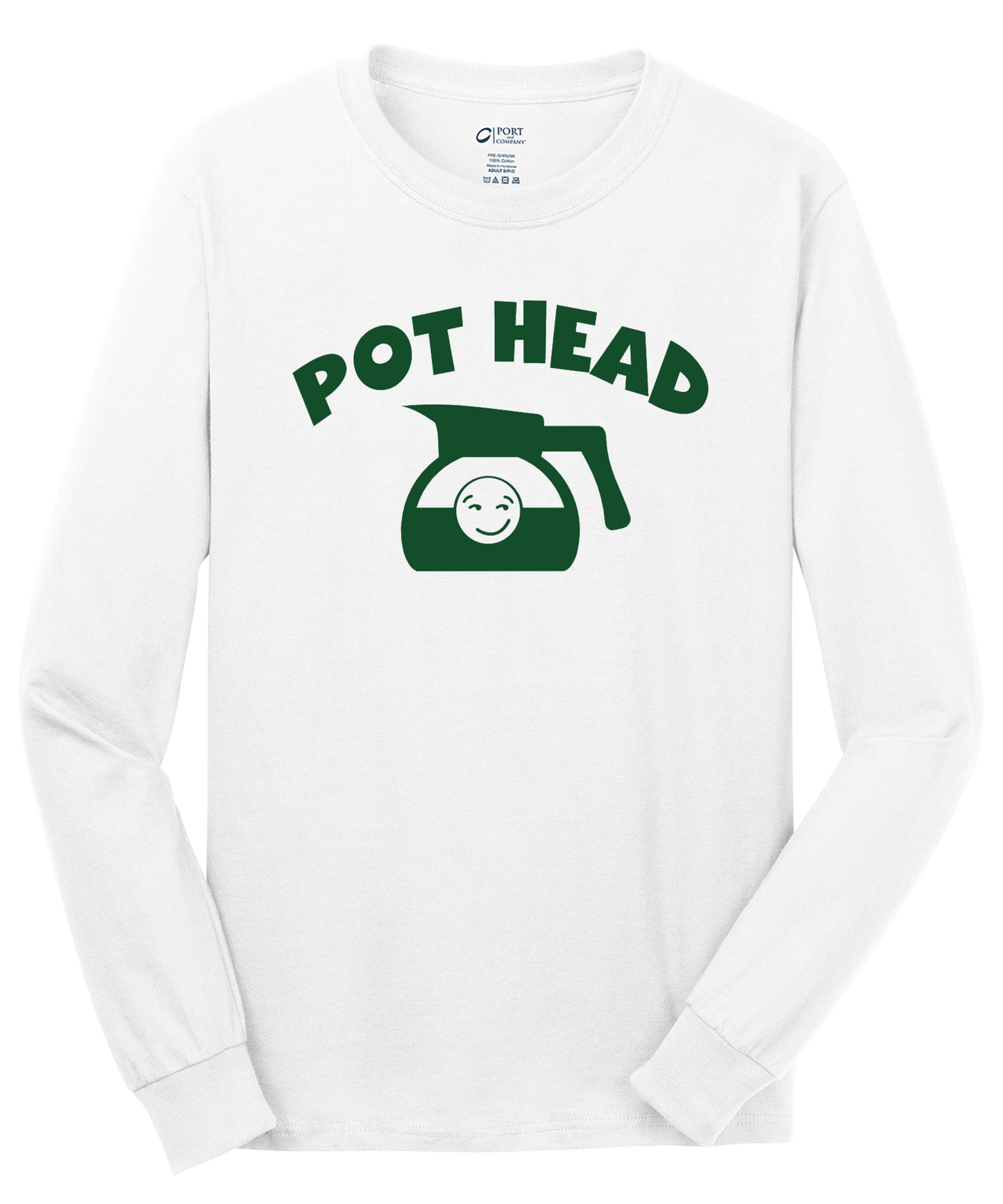 Pot Head Long Sleeve Cotton Tee