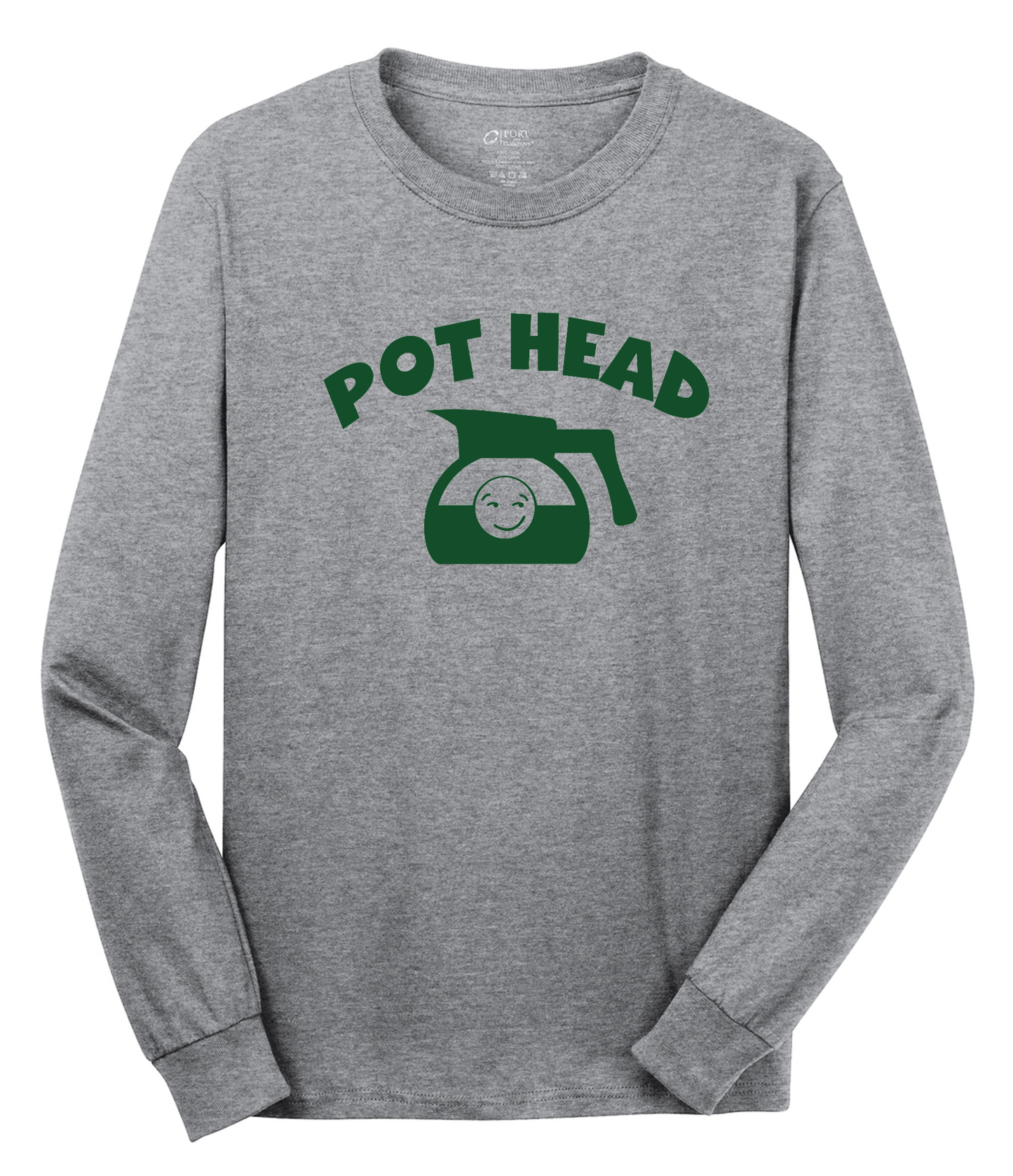 Pot Head Long Sleeve Cotton Tee