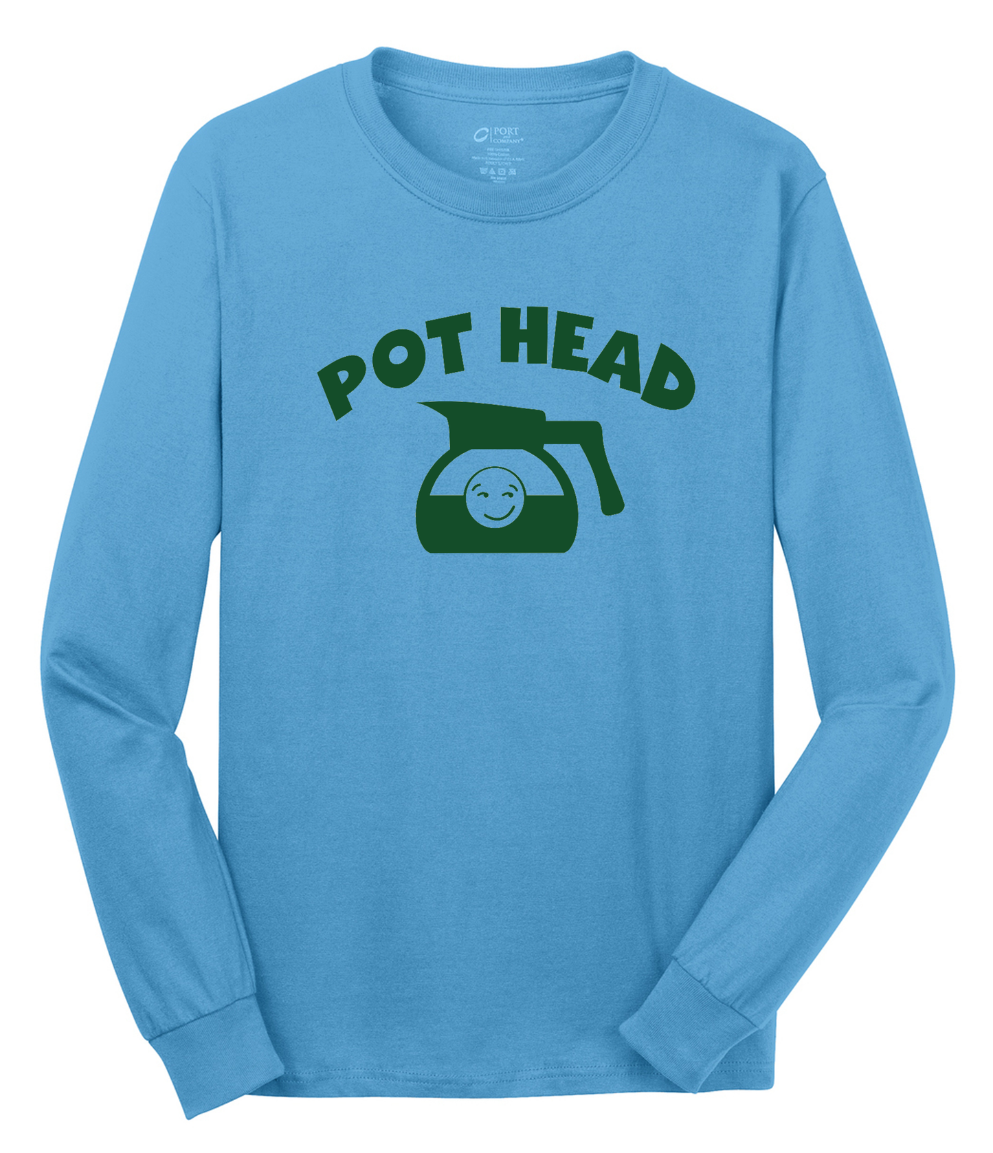 Pot Head Long Sleeve Cotton Tee