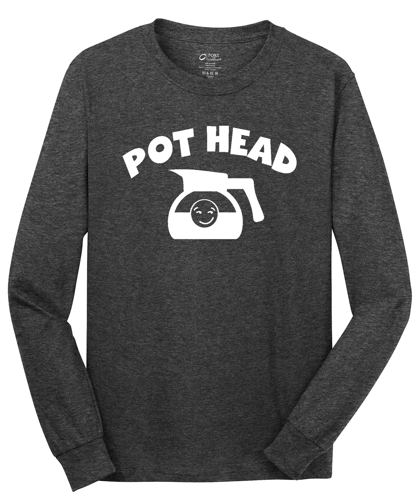 Pot Head Long Sleeve Cotton Tee