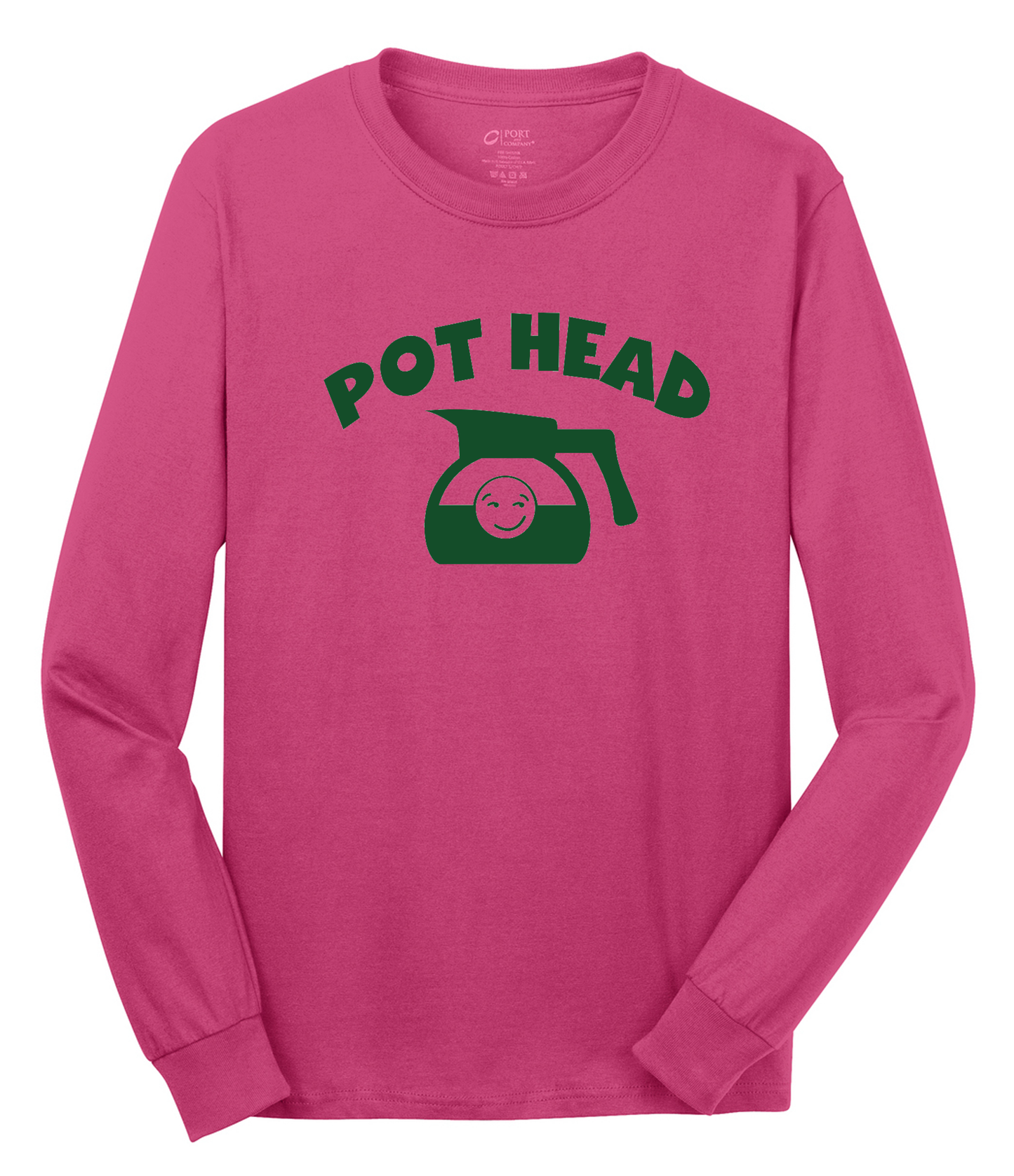 Pot Head Long Sleeve Cotton Tee