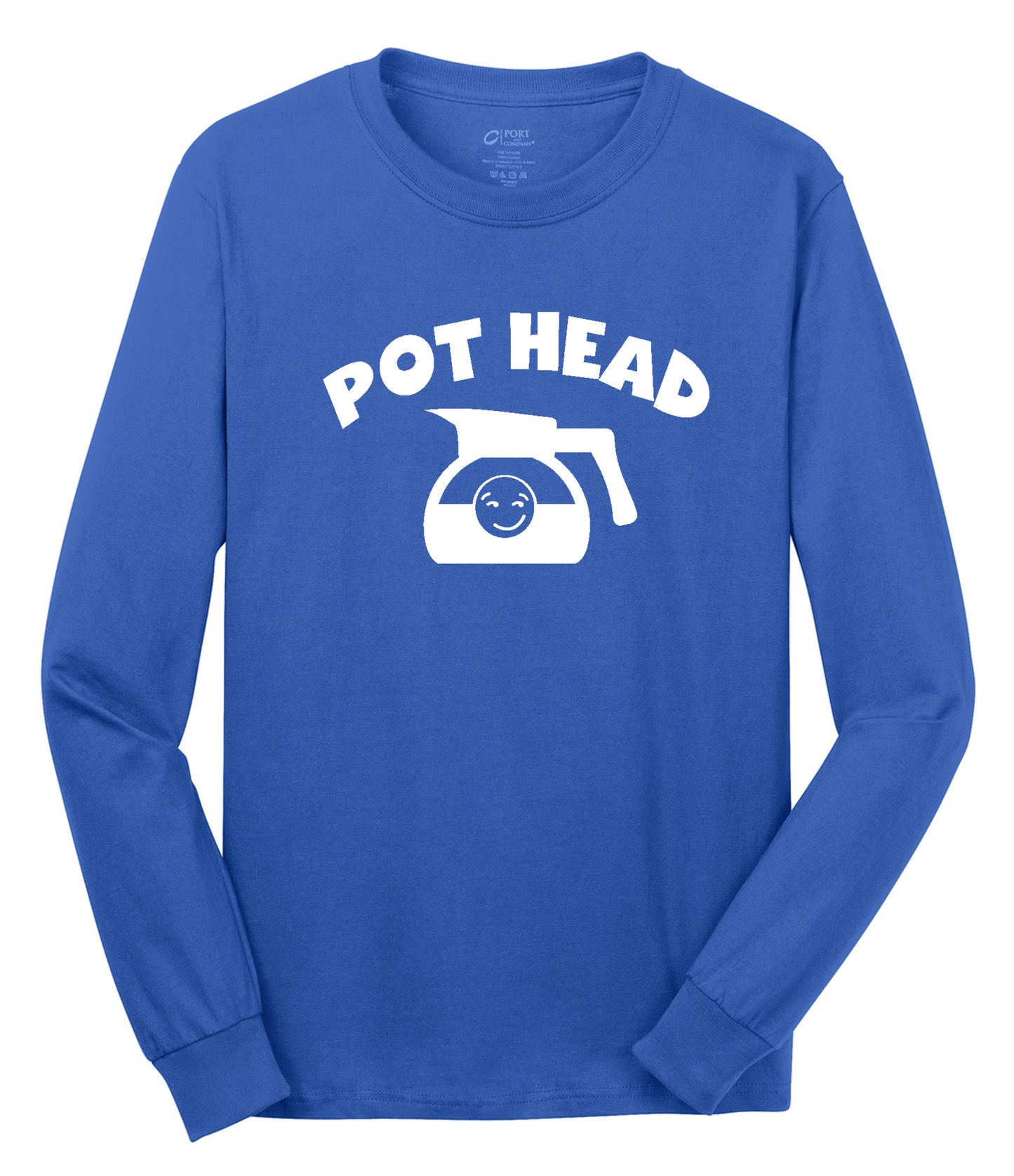 Pot Head Long Sleeve Cotton Tee