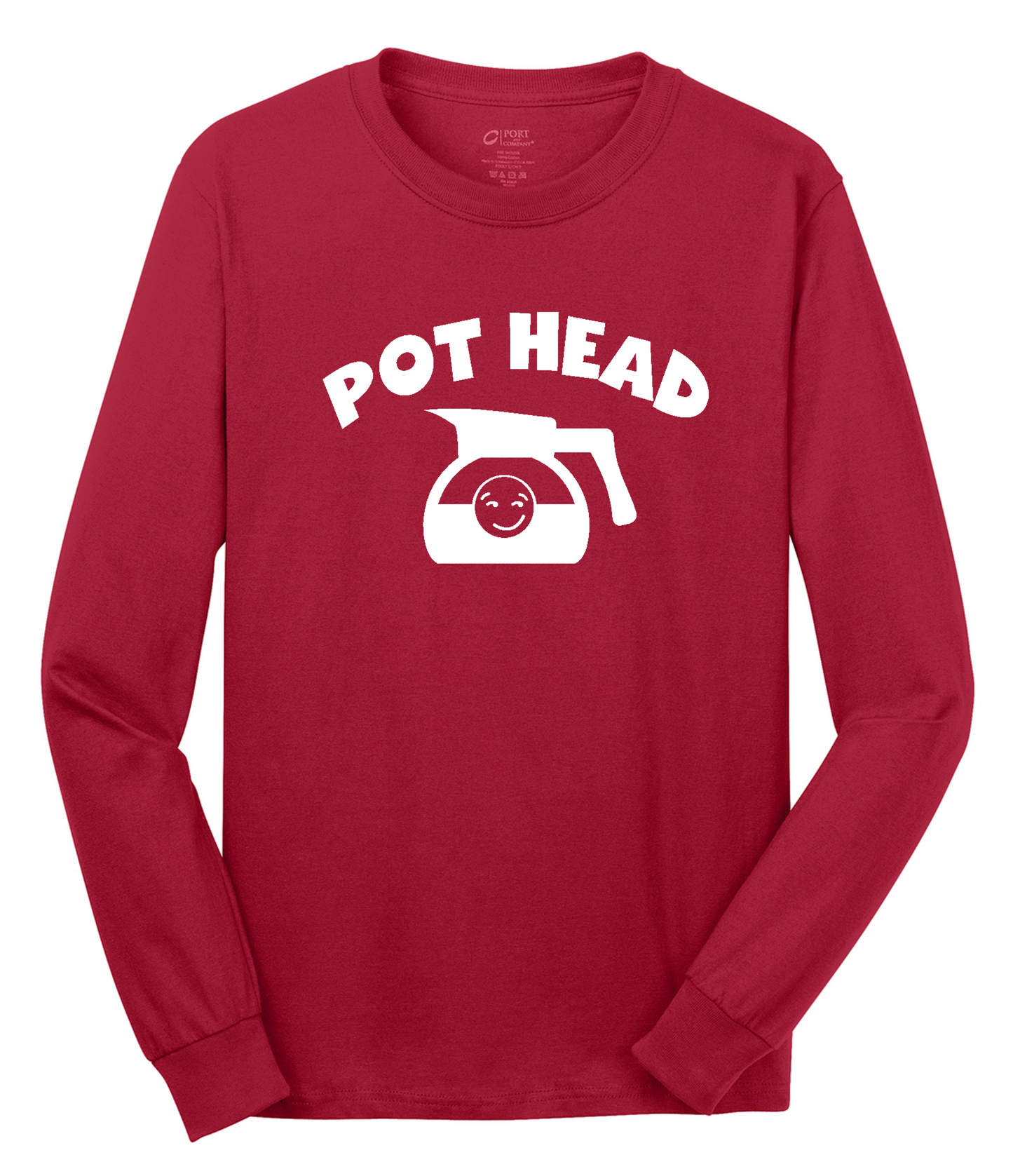 Pot Head Long Sleeve Cotton Tee