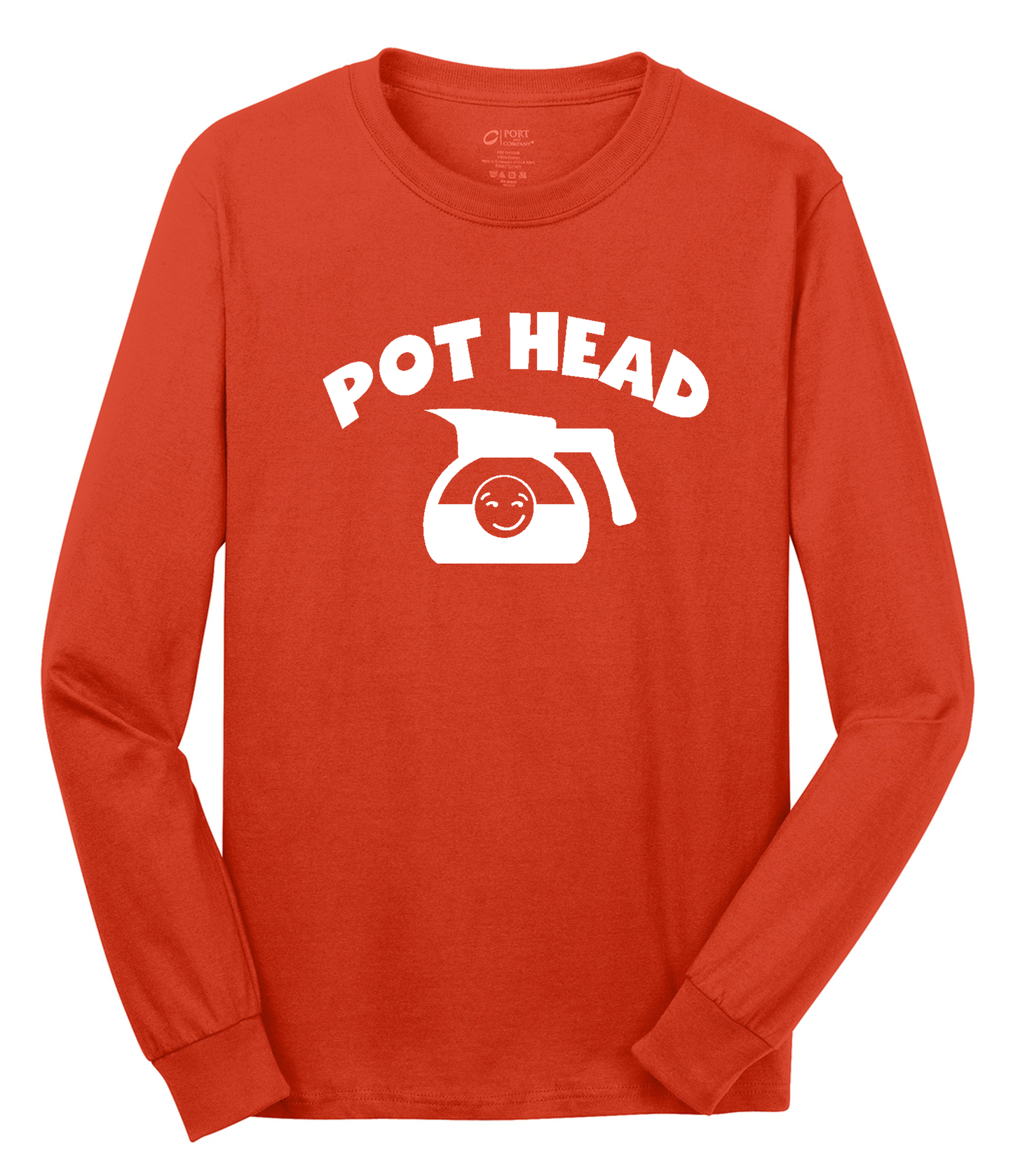 Pot Head Long Sleeve Cotton Tee