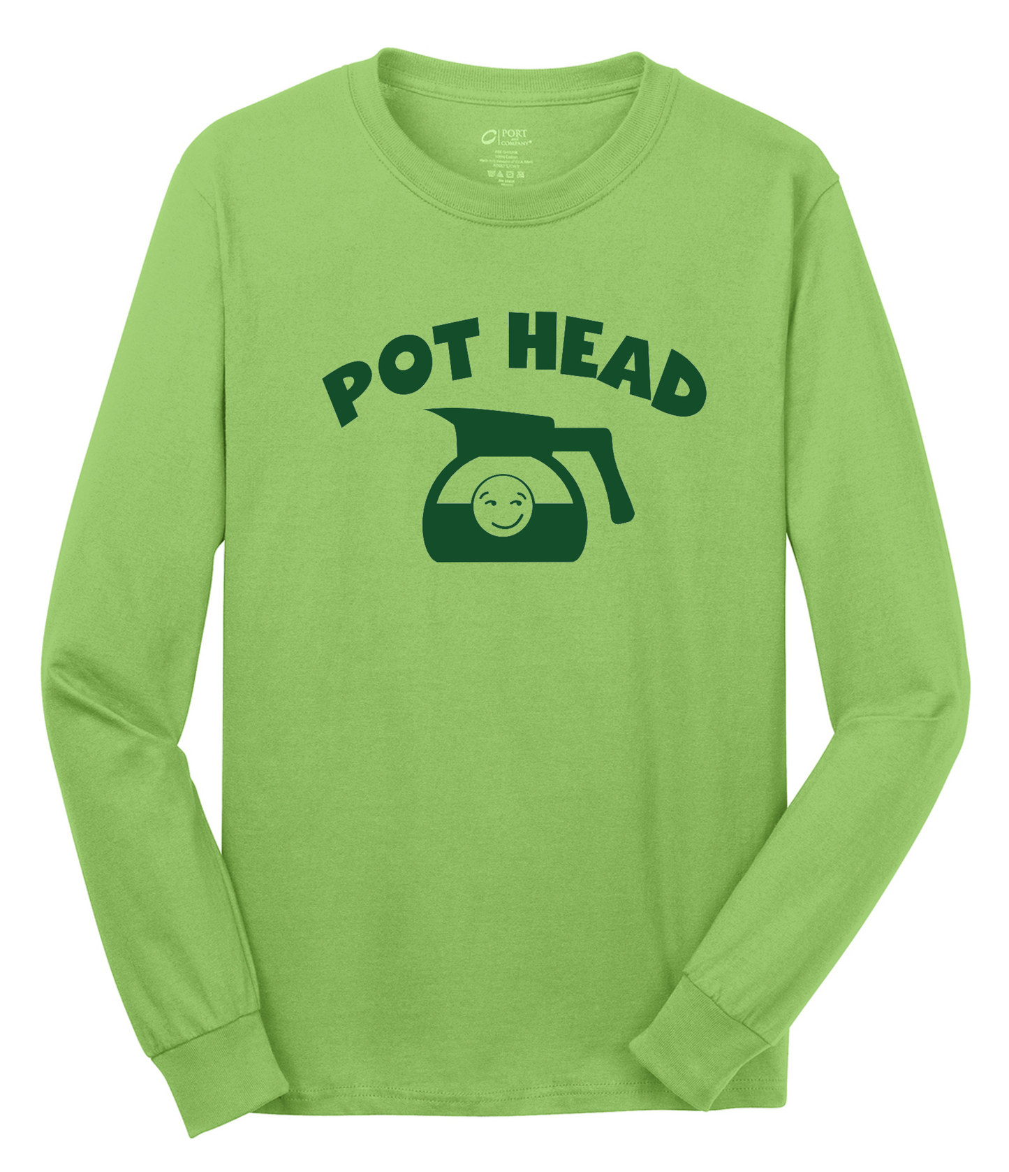 Pot Head Long Sleeve Cotton Tee