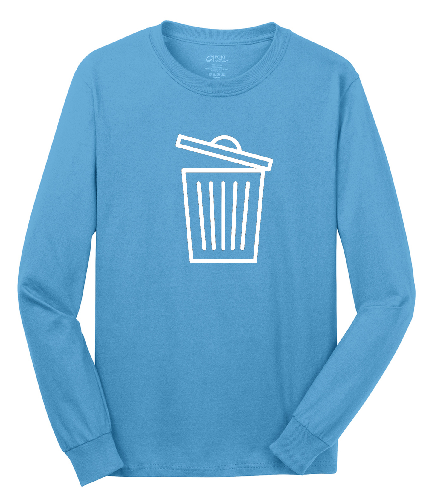 White Trash Long Sleeve Cotton Tee