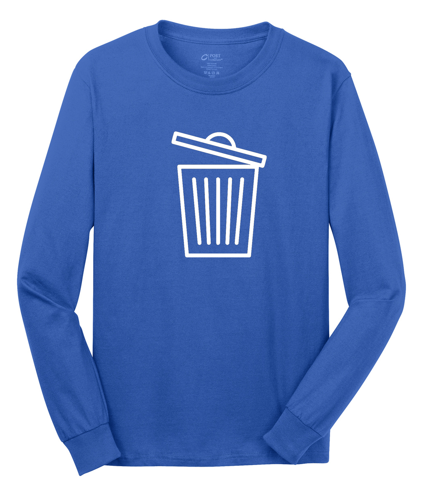 White Trash Long Sleeve Cotton Tee