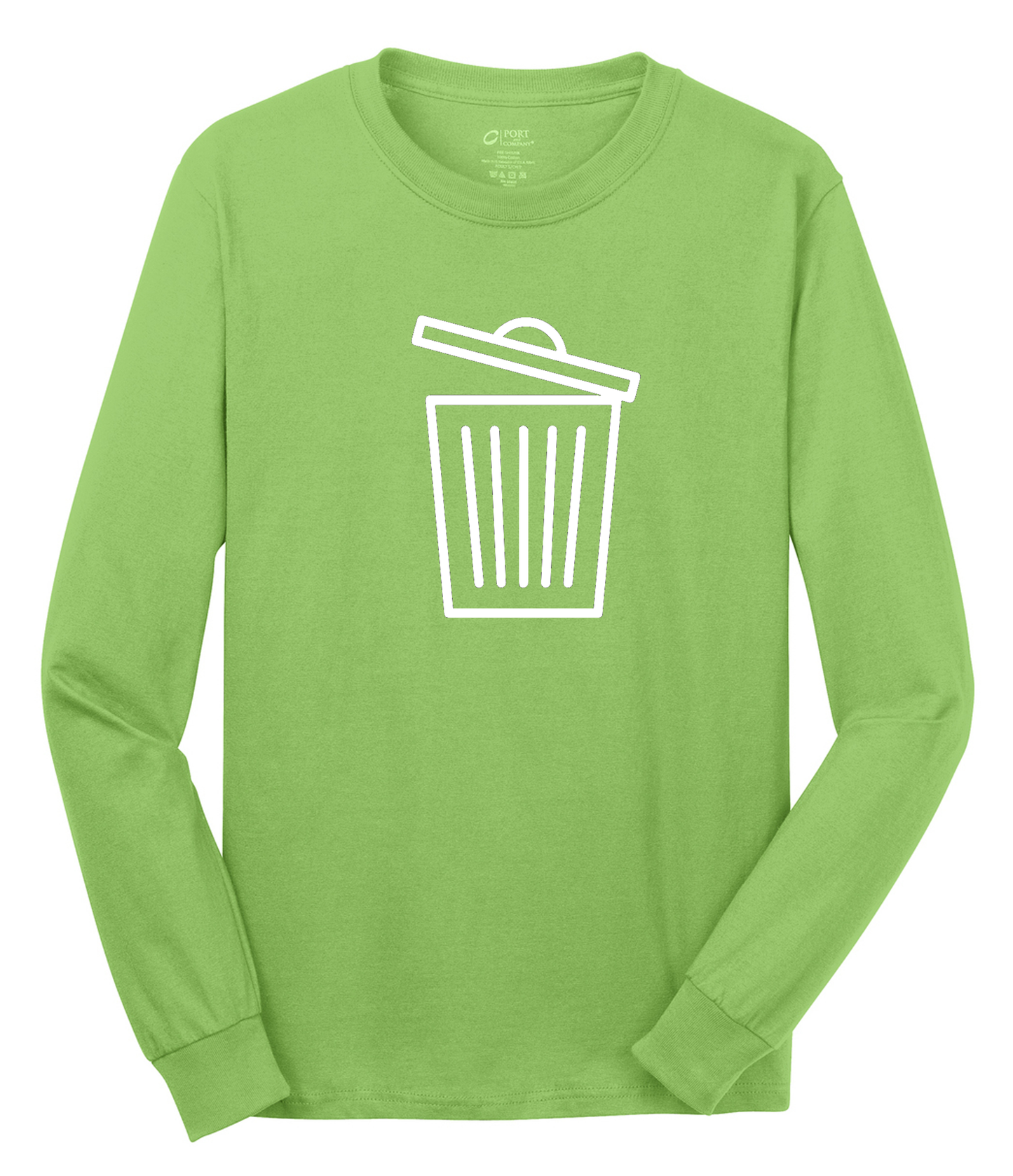 White Trash Long Sleeve Cotton Tee